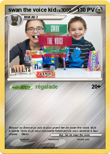 Pokemon swan the voice kid