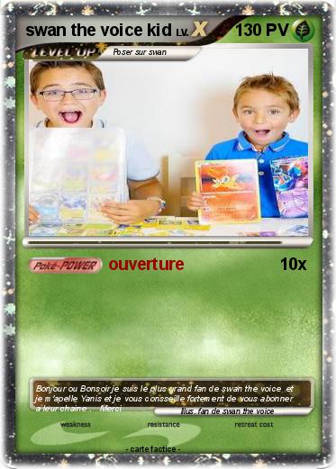 Pokemon swan the voice kid