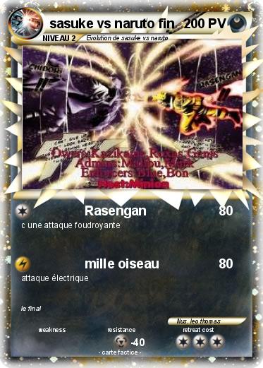 Pokemon sasuke vs naruto fin