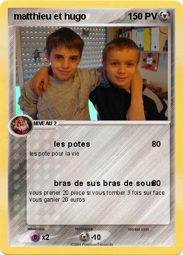 Pokemon matthieu et hugo