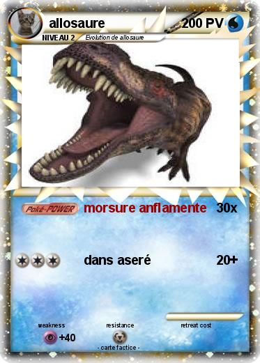 Pokemon allosaure
