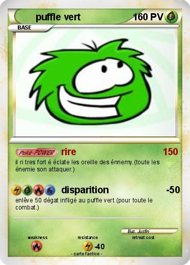 Pokemon puffle vert