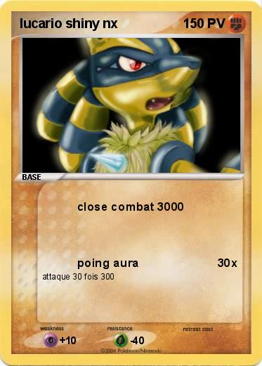 Pokemon lucario shiny nx