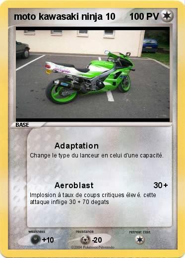 Pokemon moto kawasaki ninja 10