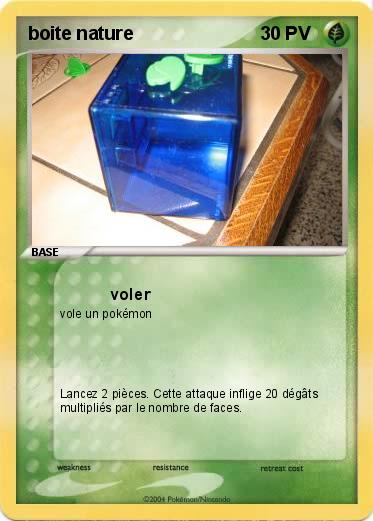 Pokemon boite nature