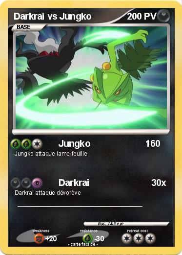 Pokemon Darkrai vs Jungko
