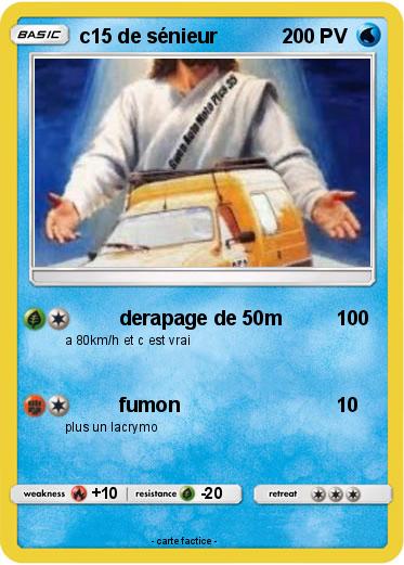 Pokemon c15 de sénieur
