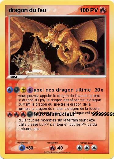 Pokemon dragon du feu
