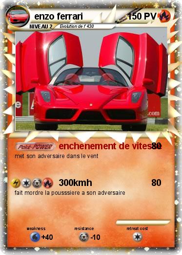 Pokemon enzo ferrari