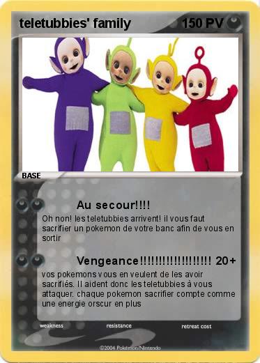 Pokemon teletubbies' family