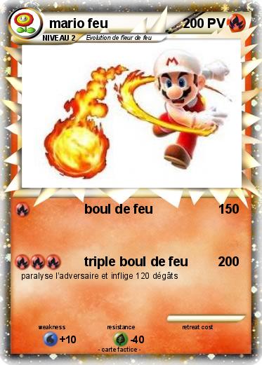 Pokemon mario feu