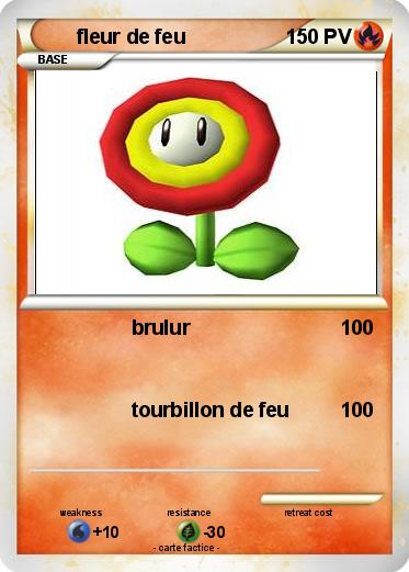 Pokemon fleur de feu