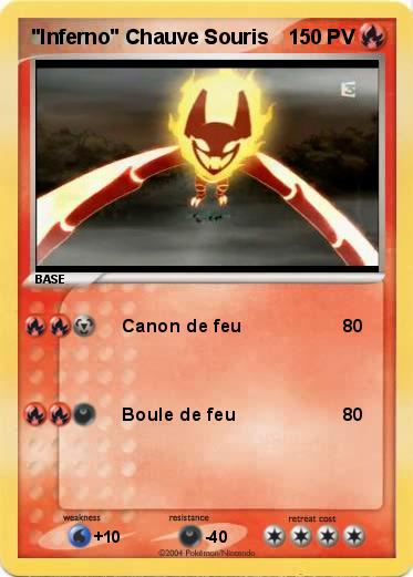 Pokemon "Inferno" Chauve Souris