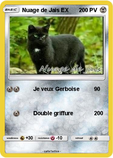 Pokemon Nuage de Jais EX