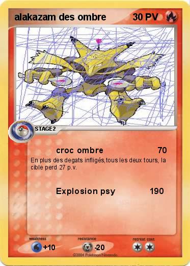 Pokemon alakazam des ombre