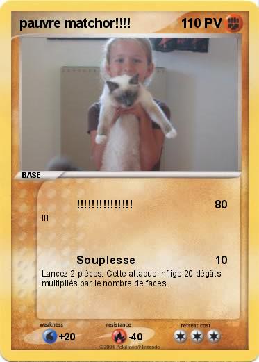 Pokemon pauvre matchor!!!!