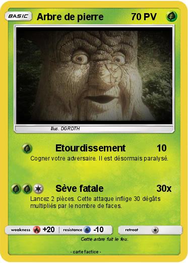 Pokemon Arbre de pierre