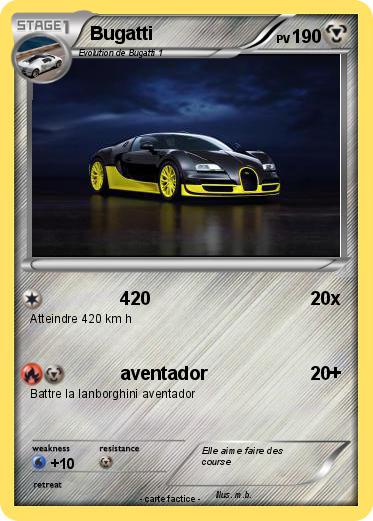 Pokemon Bugatti