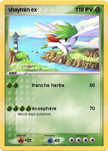 Pokemon shaymin ex