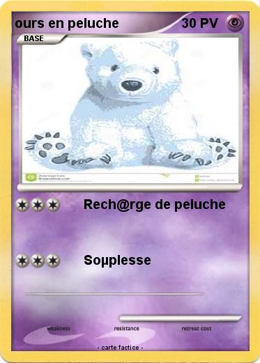 Pokemon ours en peluche