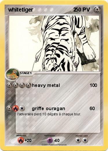 Pokemon whitetiger                           2