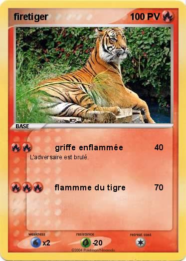 Pokemon firetiger                       