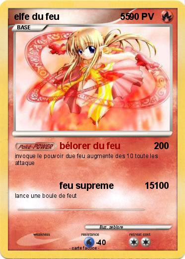 Pokemon elfe du feu                        55