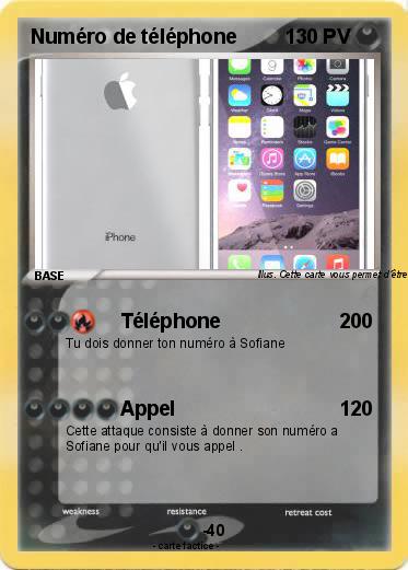 Pokemon Numéro de téléphone