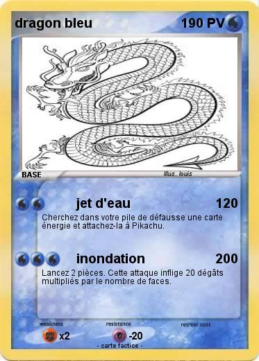 Pokemon dragon bleu