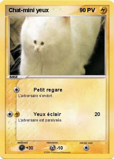 Pokemon Chat-mini yeux