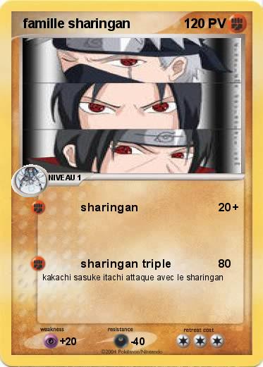 Pokemon  famille sharingan
