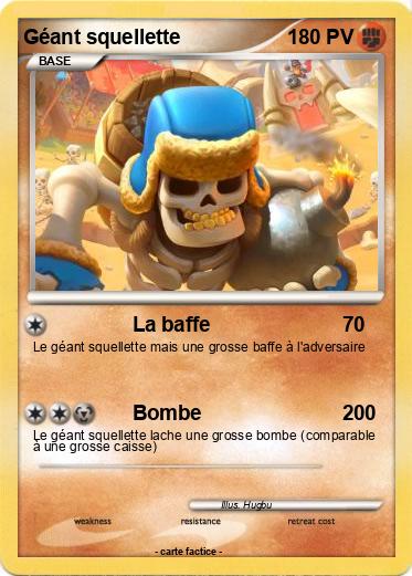 Pokemon Géant squellette