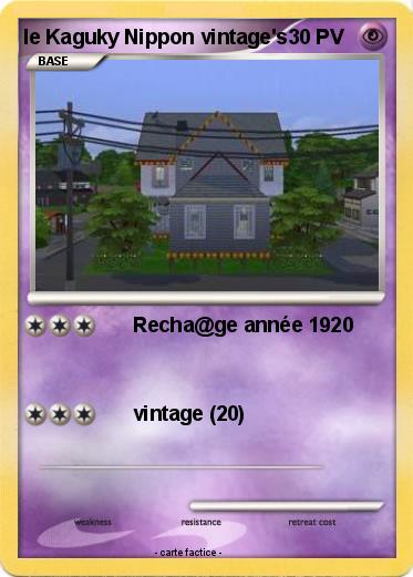 Pokemon le Kaguky Nippon vintage's