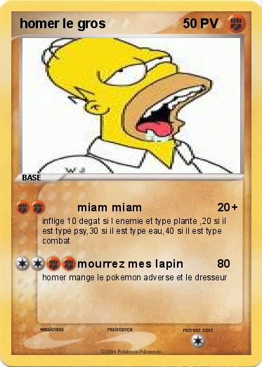 Pokemon homer le gros