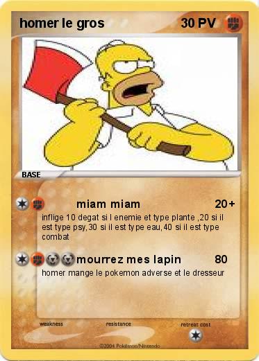 Pokemon homer le gros
