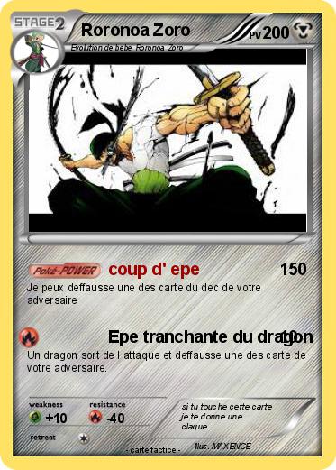 Pokemon Roronoa Zoro