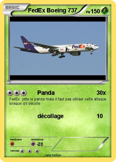 Pokemon FedEx Boeing 737