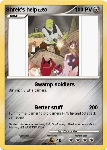Pokemon Shrek's help