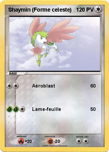Pokemon Shaymin (Forme celeste)