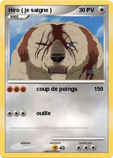 Pokemon Hiro ( je saigne )