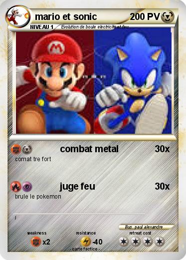 Pokemon mario et sonic