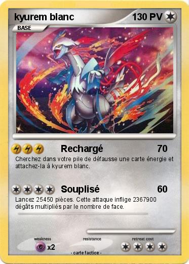 Pokemon kyurem blanc