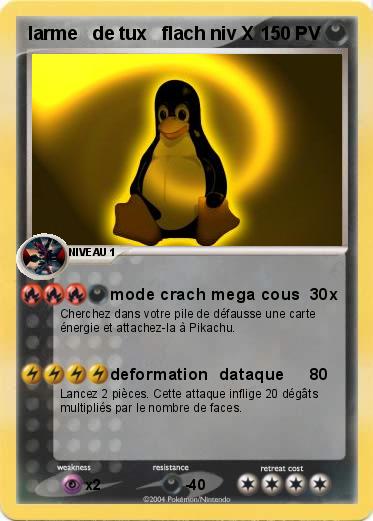 Pokemon larme   de tux   flach niv X
