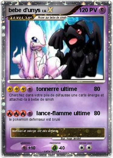 Pokemon bebe d'unys