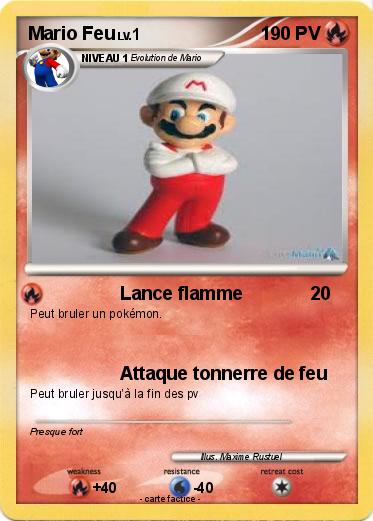 Pokemon Mario Feu