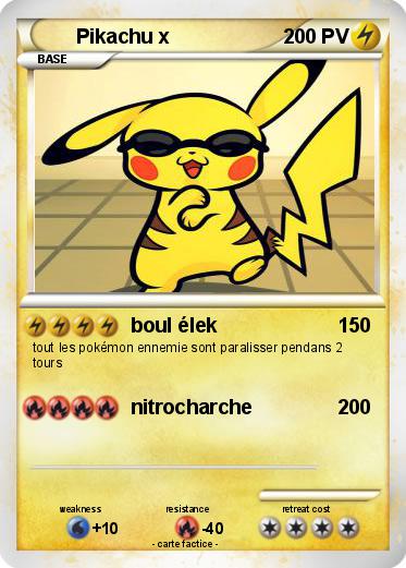 Pokemon Pikachu x