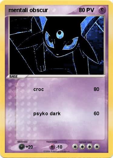 Pokemon mentali obscur