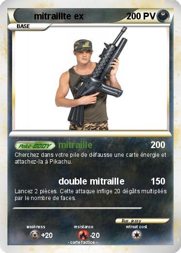 Pokemon mitraillte ex
