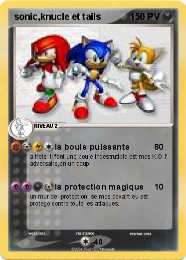 Pokemon sonic,knucle et tails