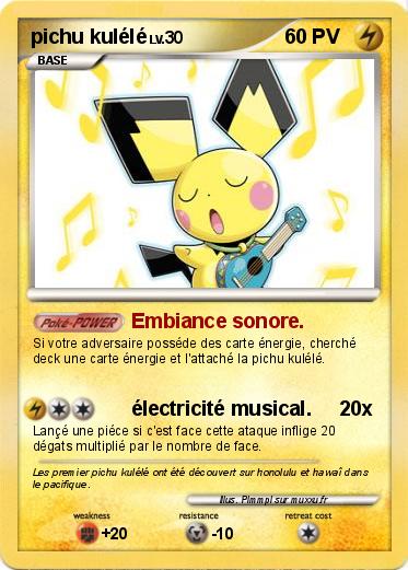 Pokemon pichu kulélé